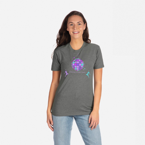 Cotton/Poly Blend T-Shirt(purple Lettering)